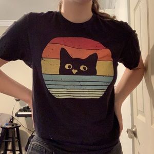 Retro Cat T-shirt